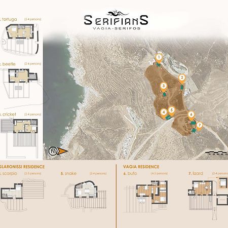 Snake House 180 Sea View - Serifians Residences Vayiá Exterior foto